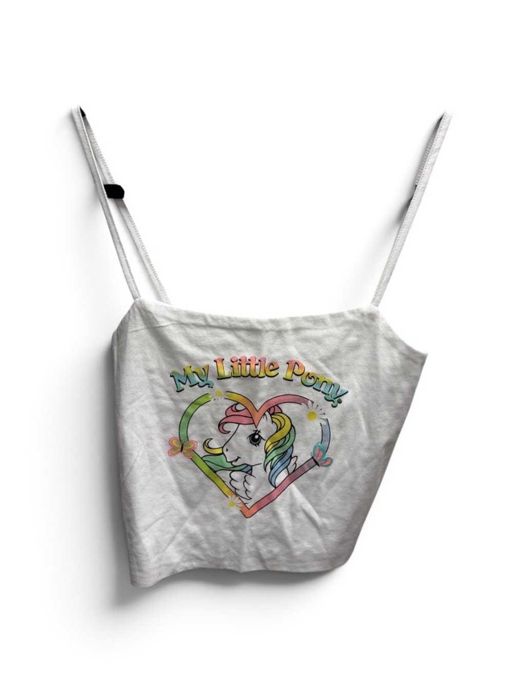 Hasbro My Little Pony White Cami with Rainbow Logo